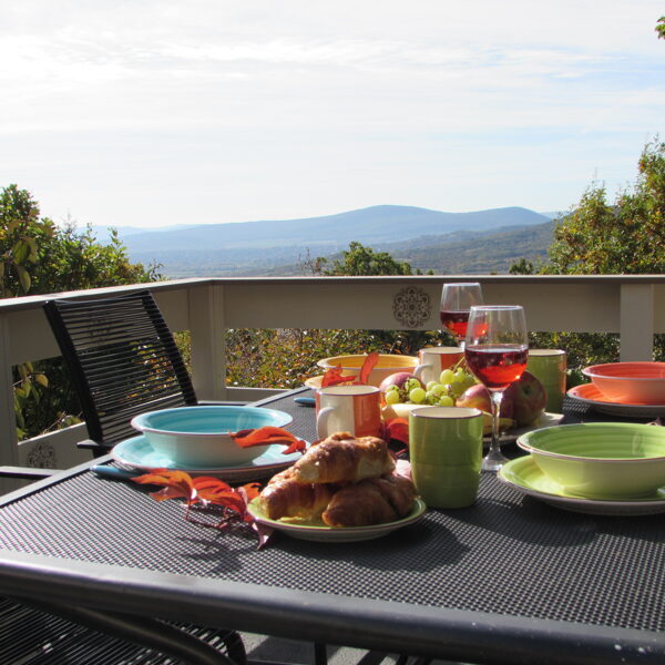 View from the balcony